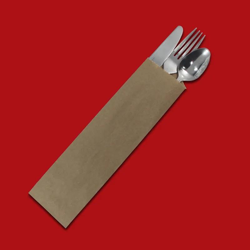 Silverware Bag 2.75X10 IN Kraft Paper Kraft 2000/Case