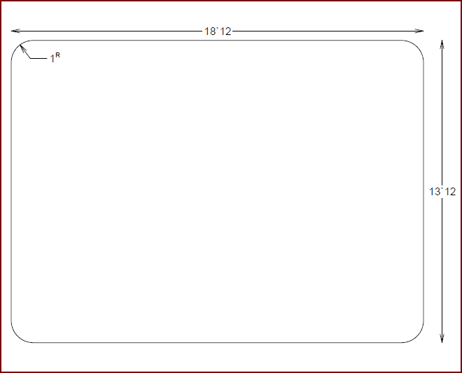 Cake Board 1/2 Size 18.75X13.75 IN Corrugated Paperboard White Brown Plain Edge Uncoated 50/Case