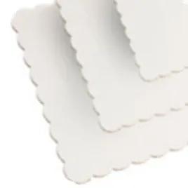 Cake Half Cake Board 18X13.25 IN Corrugated Cardboard White Rectangle C-Flute Grease Resistant Laminated 50/Case