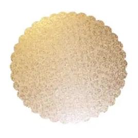Cake Circle 8 IN Gold Scalloped 200/Case