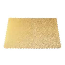 Cake Board Full Size 17.5X25.5 IN Gold Scalloped 25/Case