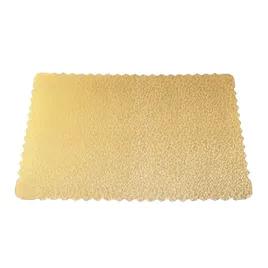 Cake Board Full Size 17.5X25.5 IN Gold Scalloped 25/Case