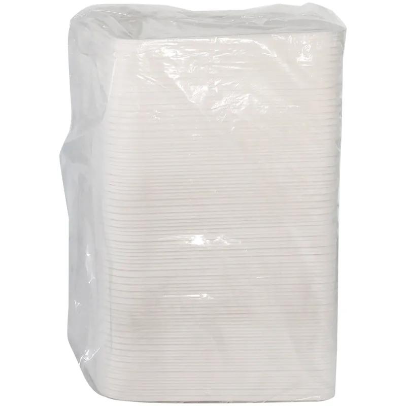 1216 Supermarket Tray 16.25X12.625X0.625 IN Polystyrene Foam White Rectangle 100/Case