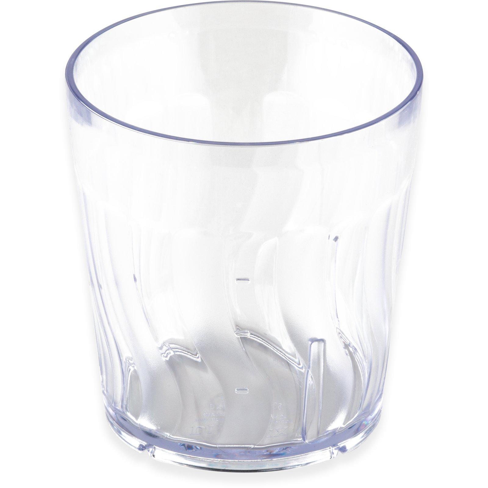 Dinex® Cup Tumbler 9 FLOZ SAN Clear Swirl 72/Case