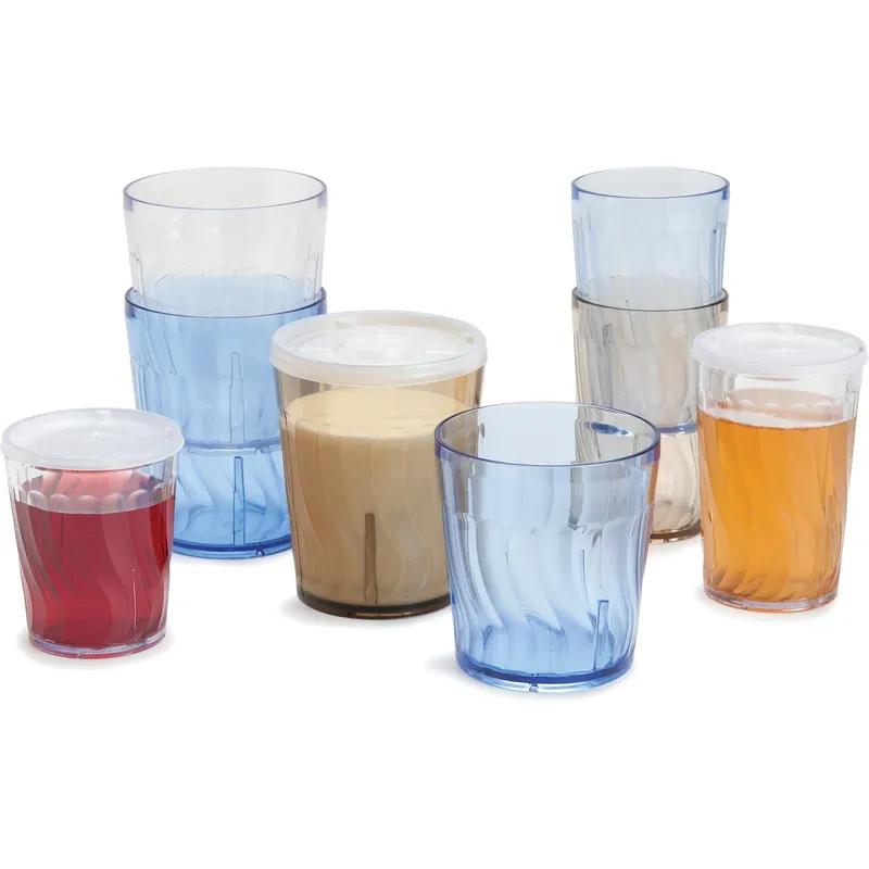 Dinex® Cup Tumbler 9 FLOZ SAN Clear Swirl 72/Case