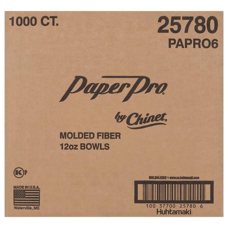 PaperPro® Naturals Bowl 12 OZ Molded Fiber Kraft Round 1000/Case