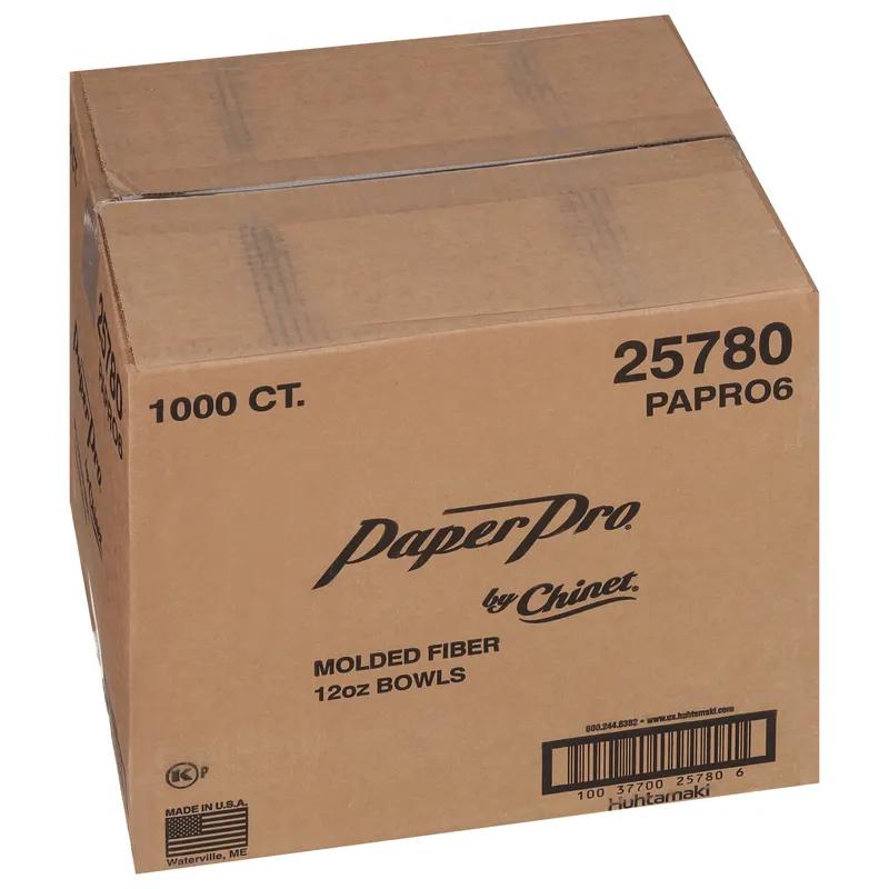 PaperPro® Naturals Bowl 12 OZ Molded Fiber Kraft Round 1000/Case