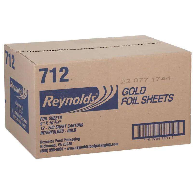 Foil Sheets 9X10.75 IN Aluminum Gold 2400/Case