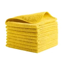 Cleaning Cloth 16X16 IN Light Duty Microfiber Yellow 24 Count/Pack 12 Packs/Case 288 Count/Case