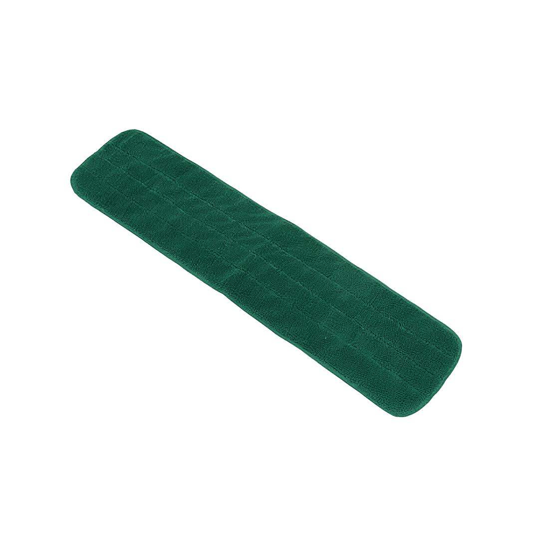 Victoria Bay Mop Head 18 IN Green Microfiber Flat 12/Pack