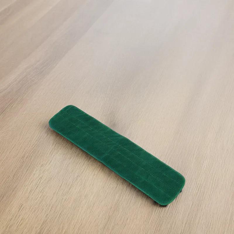 Victoria Bay Mop Head 18 IN Green Microfiber Flat 12/Pack