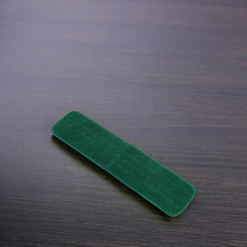 Victoria Bay Mop Head 18 IN Green Microfiber Flat 12/Pack