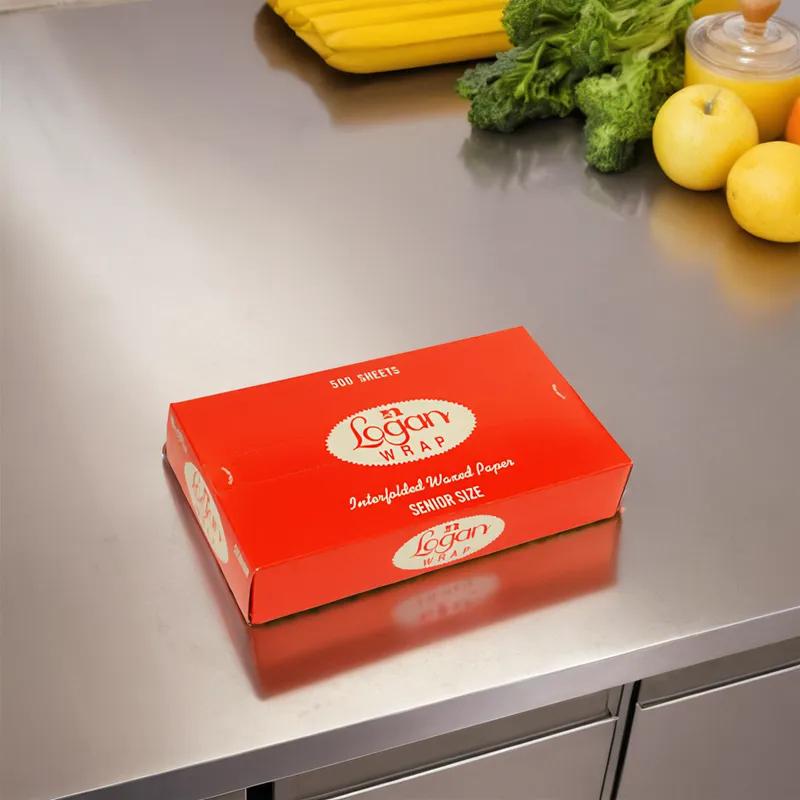 Logan Wax Paper 10X10.75 IN 500 Sheets/Pack 12 Packs/Case 6000 Count/Case