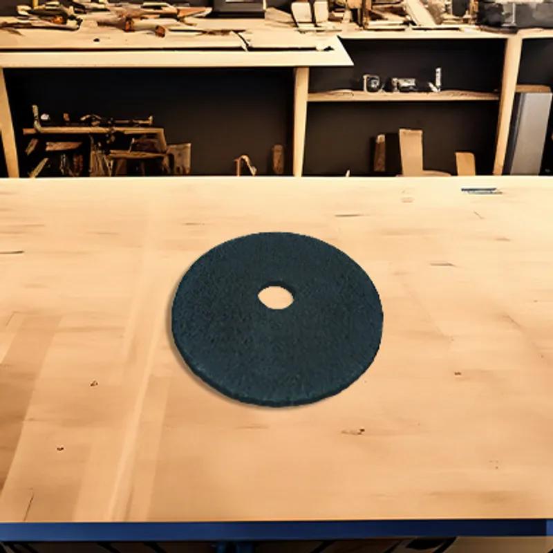 3M™ Scotch-Brite™ 5300 Cleaning Pad 16X1 IN Blue Non-Woven Polyester Fiber Nylon Fiber 175-600 RPM Center Hole 5/Case