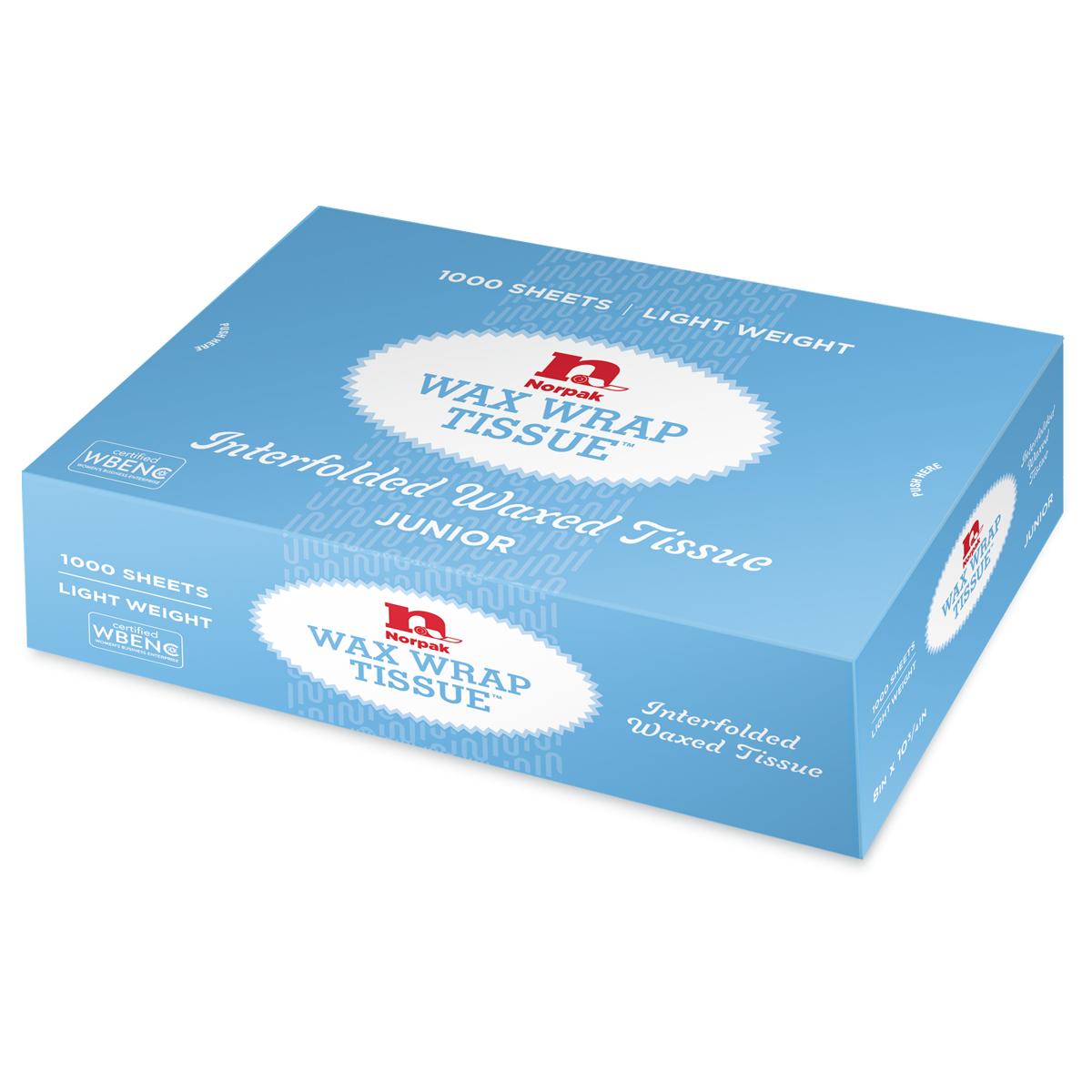 Bakery Tissue 10.75X8 IN Tissue Paper White Interfold 1000 Sheets/Pack 10 Packs/Case 10000 Sheets/Case