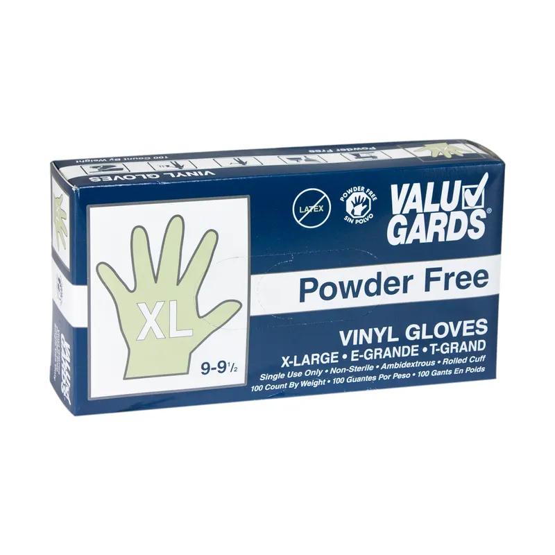 ValuGards Gloves XL Natural Vinyl Powder-Free 1000/Case