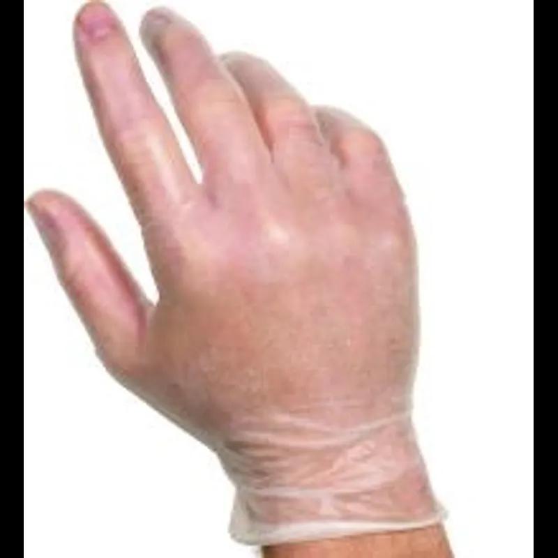 Gloves Medium (MED) Clear Vinyl Disposable Powder-Free 1000/Case