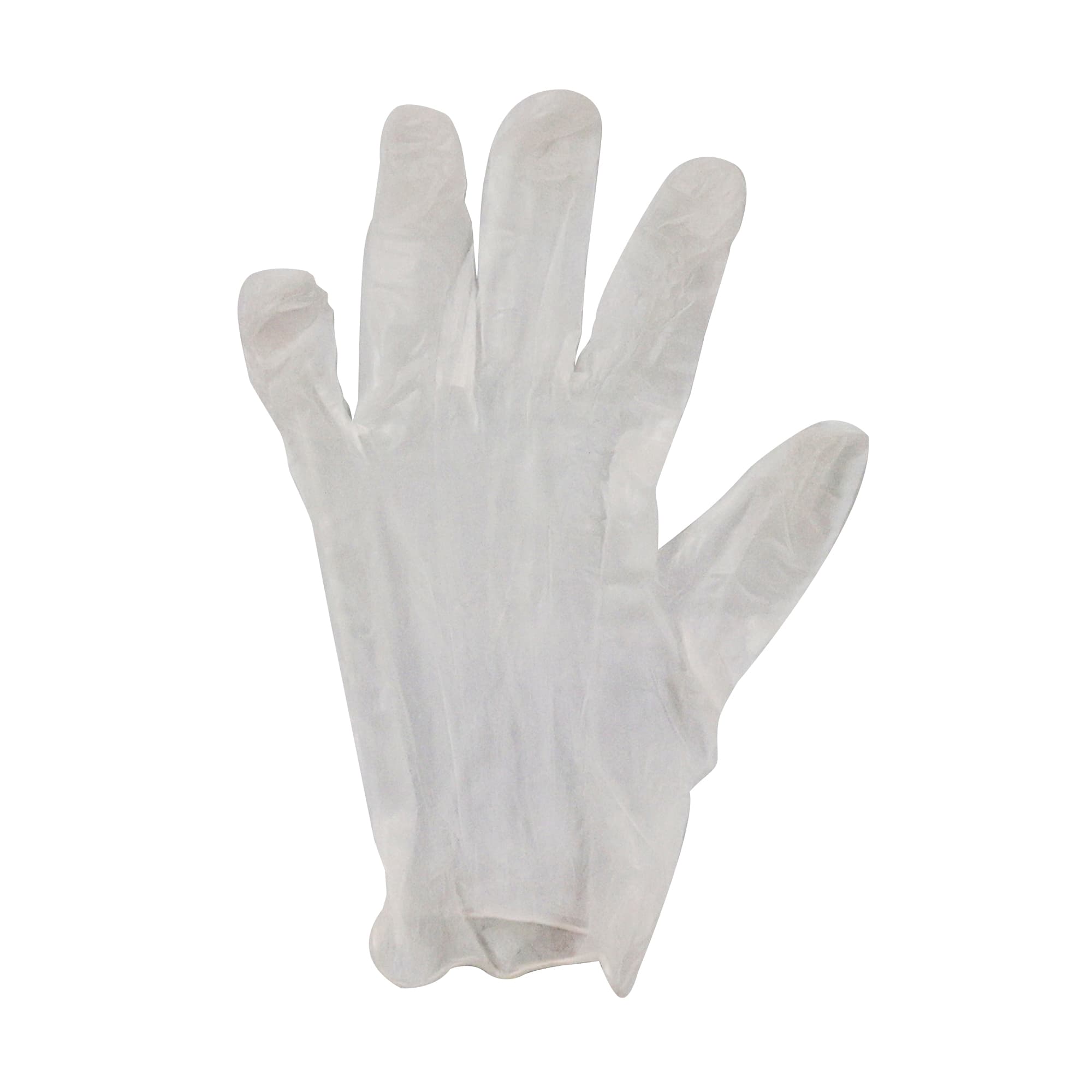 ValuGards Gloves Medium (MED) Clear Vinyl Disposable Powder-Free 1000/Case