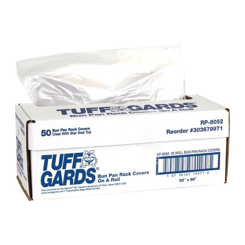 Tuffgards® Bun Pan Rack Cover 52X80 IN HDPE 0.6MIL 50/Case