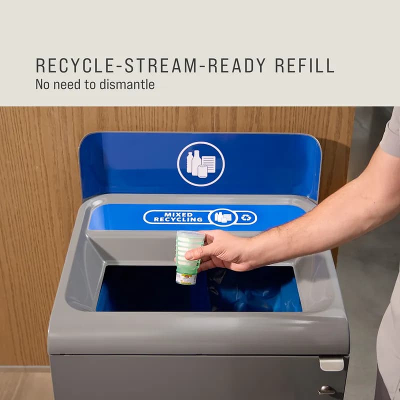 TCell™ Air Freshener Pure Odor Neutralizer Light Green Plastic Refill 6/Case