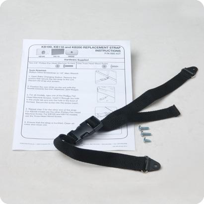 Koala Kare Baby Changing Table Replacement Straps Black Plastic Kit 1/Each