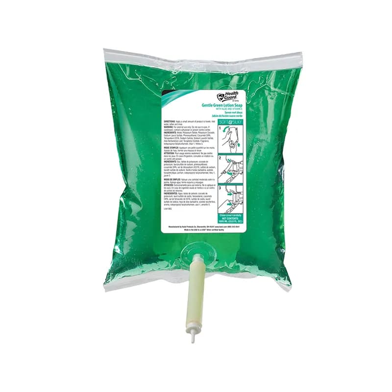 Gentle Hand Soap Lotionized 1000 mL Neutral Green Refill 10 Count/Pack