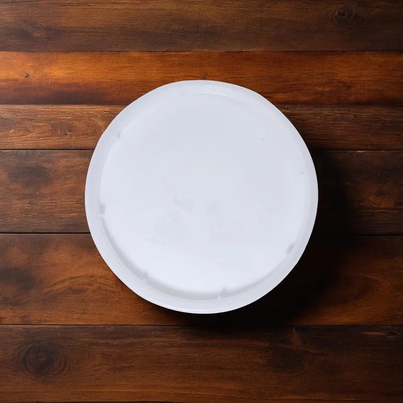 Lid 4.625 IN LLDPE Round For Container Unhinged Recessed 1000/Case