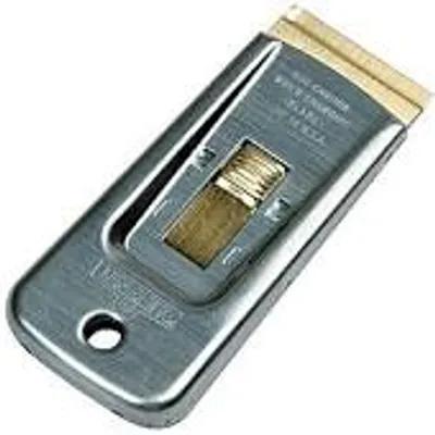 Scraper Steel Silver Safety With 4IN Handle 1.5IN Head 50/Case