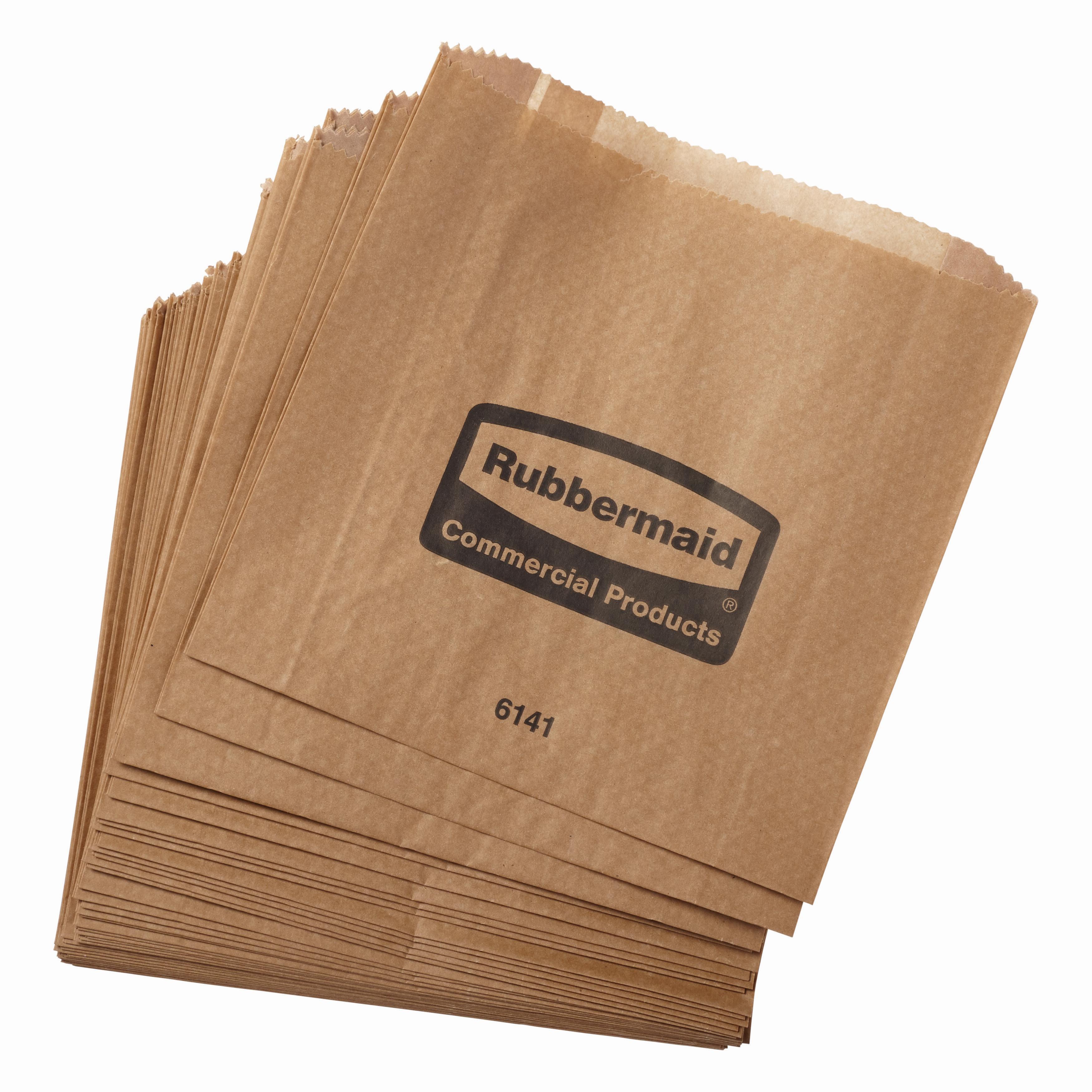 Menstrual Care Sanitary Bag Brown Wax Coated Paper 250/Case