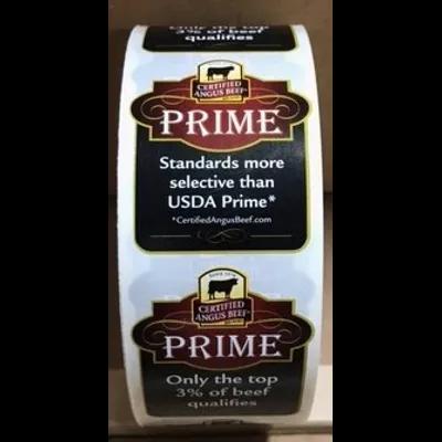 Prime Certified Angus Beef Label 2X2.25 IN 1/Roll