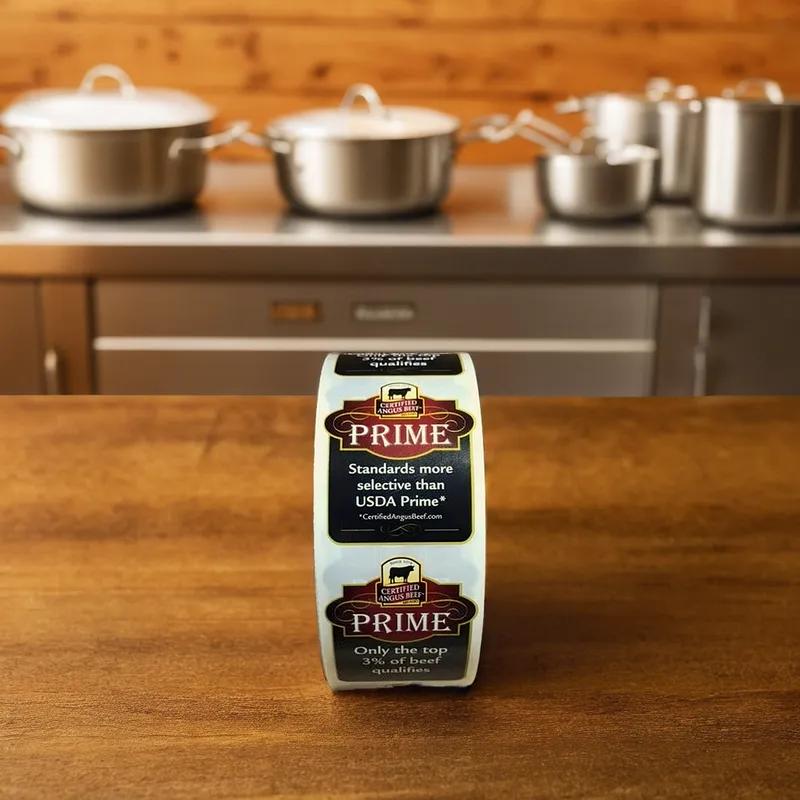 Prime Certified Angus Beef Label 2X2.25 IN 1/Roll