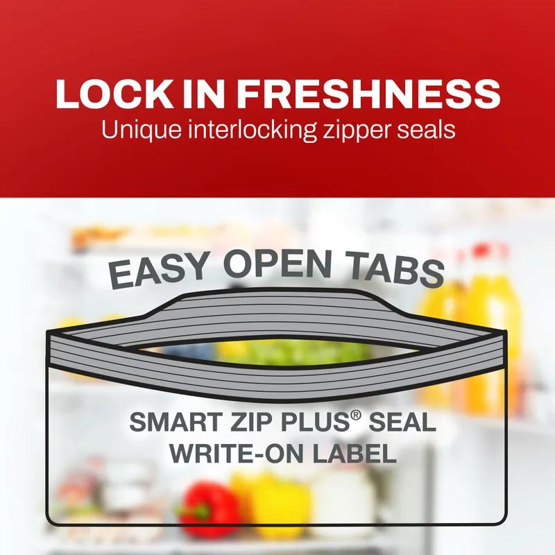 Ziploc® Freezer Bag 1 GAL Plastic 1.2MIL With Zip Seal Closure 250/Case