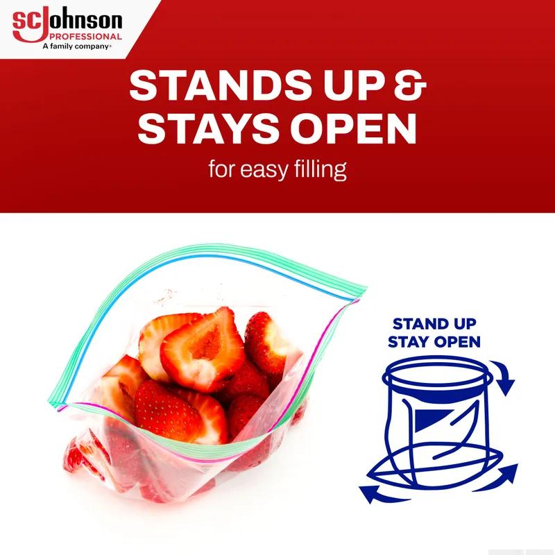 Ziploc® Freezer Bag 1 GAL Plastic 1.2MIL With Zip Seal Closure 250/Case