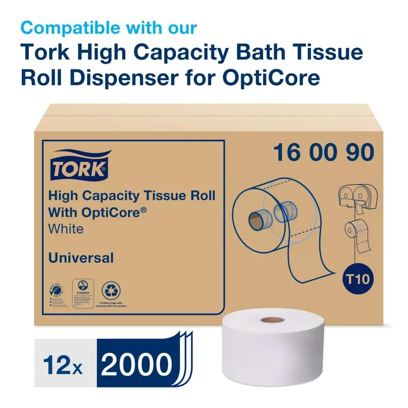 Tork OptiCore® T10 Toilet Paper Dispenser 5.25X16.62X9.93 IN Plastic Black High Capacity 1/Each