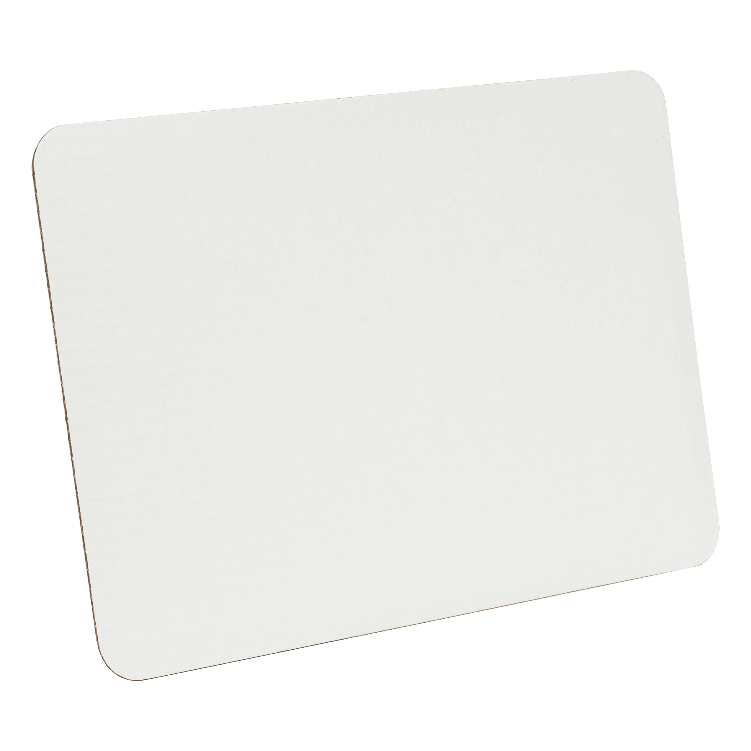 1/4 Sheet Cake Pad Corrugated Cardboard White Single Wall Coated Grease Resistant 100/Case