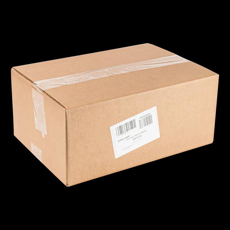 1/4 Sheet Cake Pad Corrugated Cardboard White Single Wall Coated Grease Resistant 100/Case