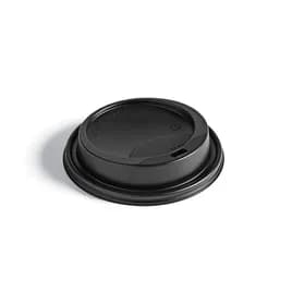 Chinet Comfort® Lid Dome PS Black For 12-16-20 OZ Insulated Hot Cup Sip Through 1080/Case