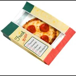 Bagcraft® Fresh N Go Pizza Bag 7.50X2X11 IN White With Tray With Window 250/Case