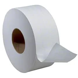 Tork Toilet Paper & Tissue Roll T22 3.48IN X750FT 2PLY White Jumbo (JRT) Universal High Capacity 12 Rolls/Case