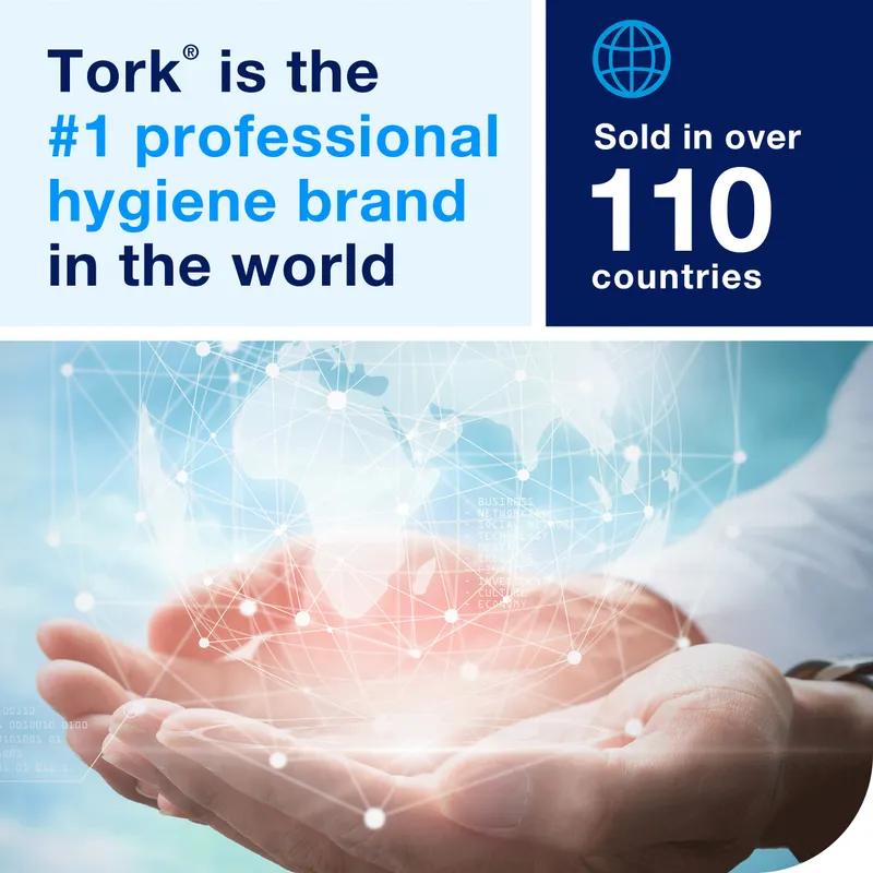 Tork Roll Paper Towel H1 7.7IN X575FT White Hardwound Embossed Refill 1.51IN Core Diameter 6 Rolls/Case