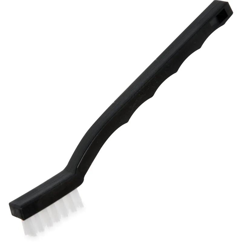 Carlisle Foodservice Products® Flo-Pac® Utility Toothbrush 7 IN PP Nylon Black With White Bristles 1/Each