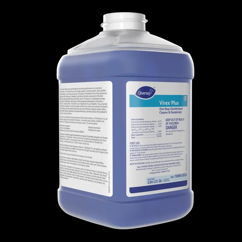 Virex® Plus One-Step Disinfectant Deodorizer 2.5 L Multi Surface Liquid Quat For J-Fill® 2/Case