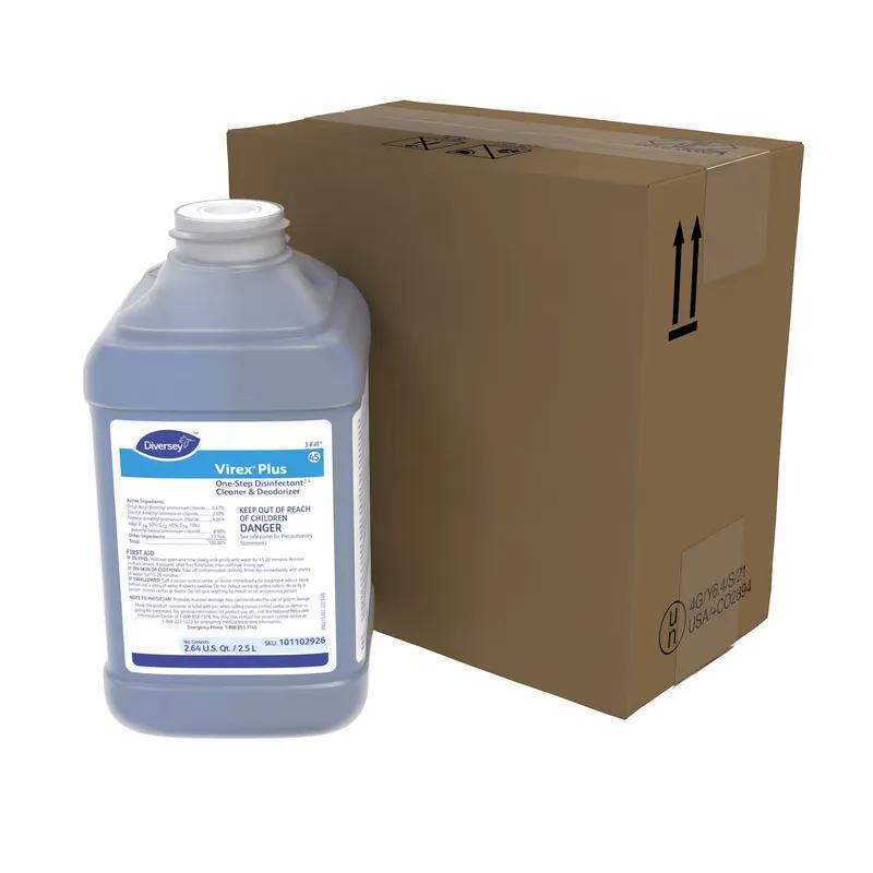 Virex® Plus One-Step Disinfectant Deodorizer 2.5 L Multi Surface Liquid Quat For J-Fill® 2/Case
