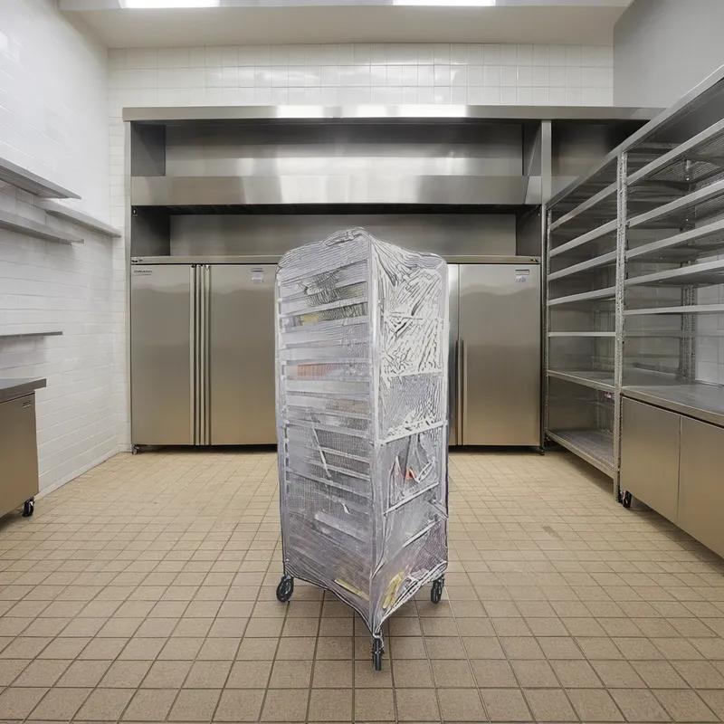 Bun Pan Rack Cover 52X80 IN Plastic 50/Case