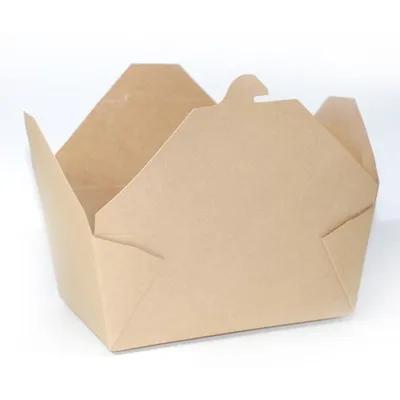 Bio-Plus® #1 Take-Out Box Fold-Top Paper Kraft 160/Case