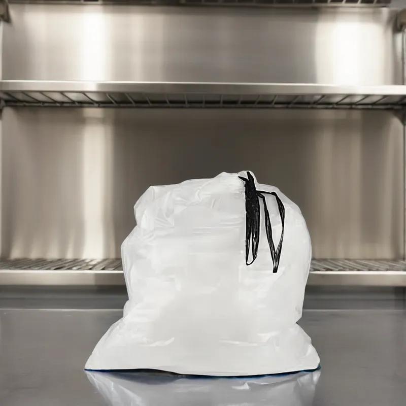 Draw Tuff® Can Liner 30X40 IN 30 GAL Blue LLDPE 1.15MIL With Drawstring Closure 250/Case