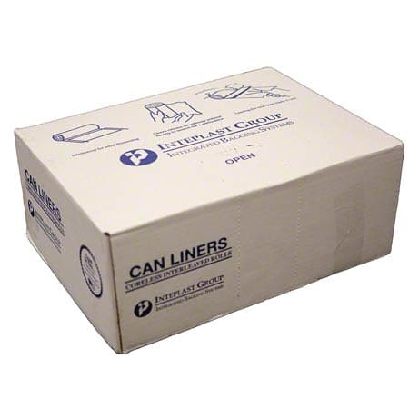 Can Liner 30X37 IN Black Plastic 10MIC 500/Case