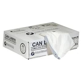 Draw Tuff® Can Liner 36.5X44.5 IN 44 GAL LLDPE 1MIL With Drawstring Closure 100/Case