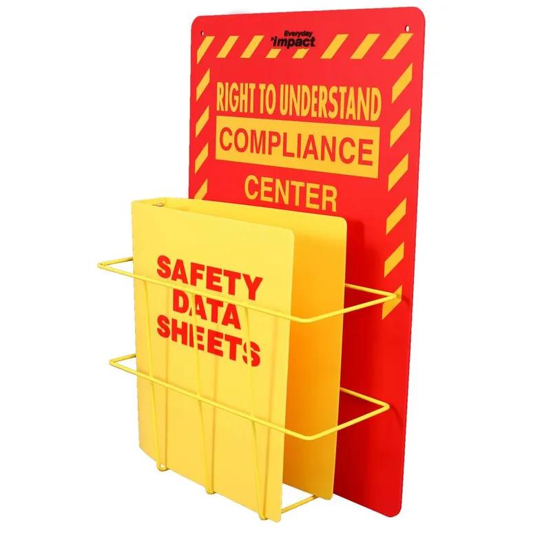 Impact® SDS Binder 14.25X5.70X20.20 IN Red Yellow ABS 1/Each