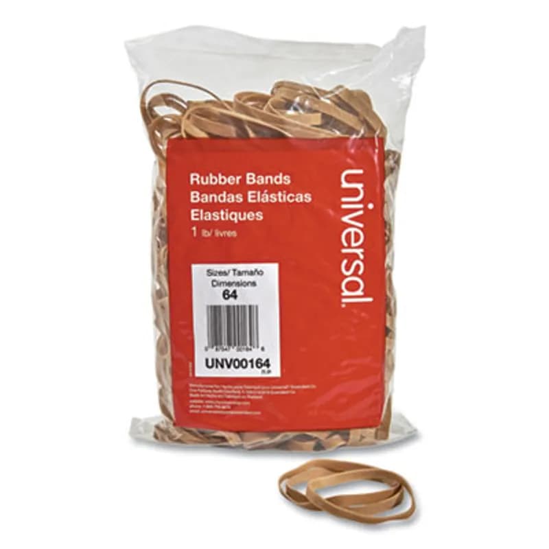 Universal® Rubber Band 64 1 LB Rubber Beige 1/Pack